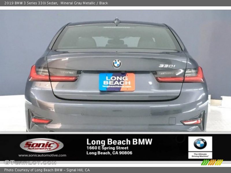 Mineral Gray Metallic / Black 2019 BMW 3 Series 330i Sedan