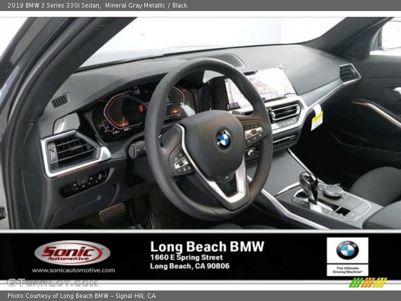 Mineral Gray Metallic / Black 2019 BMW 3 Series 330i Sedan