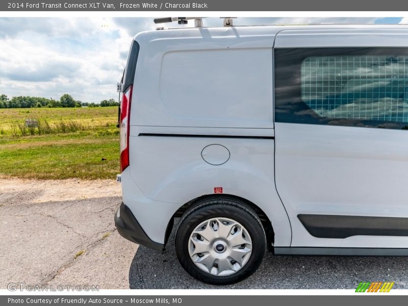 Frozen White / Charcoal Black 2014 Ford Transit Connect XLT Van