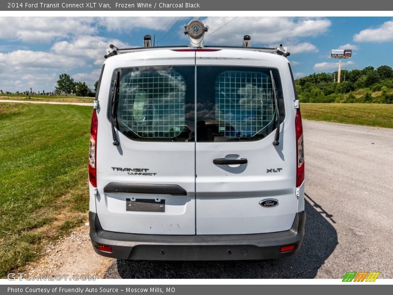 Frozen White / Charcoal Black 2014 Ford Transit Connect XLT Van