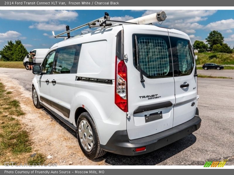 Frozen White / Charcoal Black 2014 Ford Transit Connect XLT Van