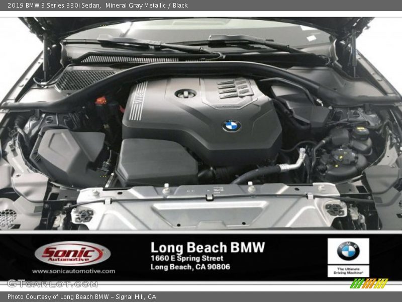 Mineral Gray Metallic / Black 2019 BMW 3 Series 330i Sedan