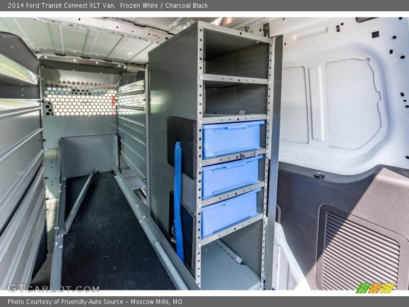 Frozen White / Charcoal Black 2014 Ford Transit Connect XLT Van
