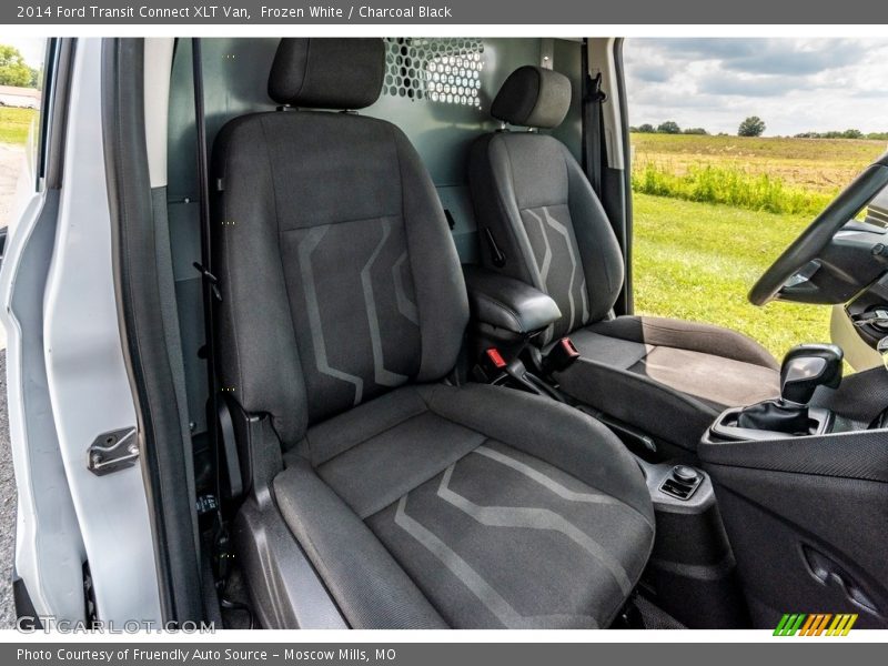 Frozen White / Charcoal Black 2014 Ford Transit Connect XLT Van