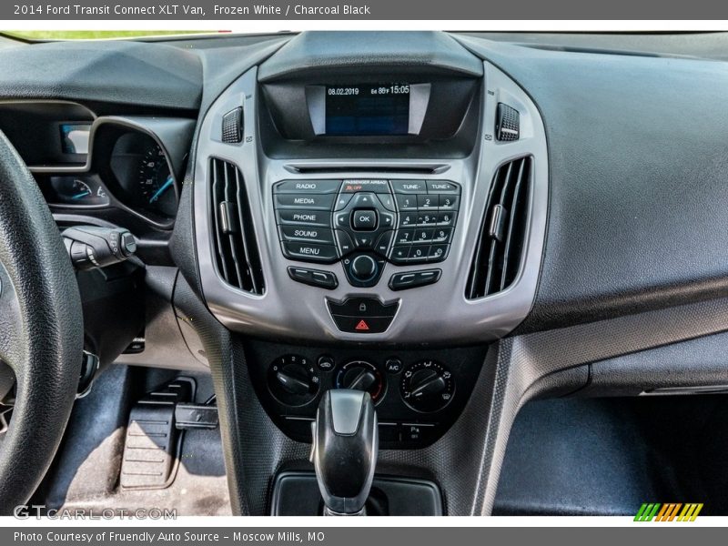 Frozen White / Charcoal Black 2014 Ford Transit Connect XLT Van