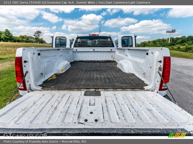 Summit White / Very Dark Cashmere/Light Cashmere 2013 GMC Sierra 2500HD SLE Extended Cab 4x4