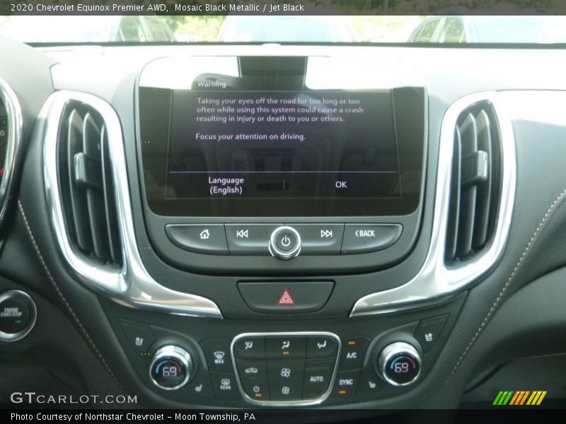 Mosaic Black Metallic / Jet Black 2020 Chevrolet Equinox Premier AWD