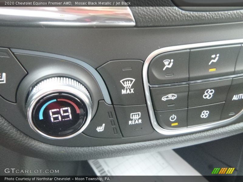 Mosaic Black Metallic / Jet Black 2020 Chevrolet Equinox Premier AWD