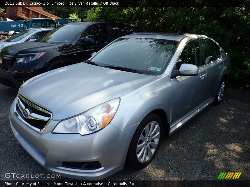 Ice Silver Metallic / Off Black 2012 Subaru Legacy 2.5i Limited