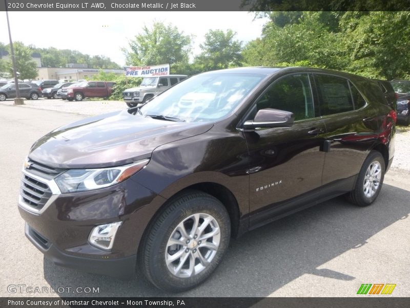 Chocolate Metallic / Jet Black 2020 Chevrolet Equinox LT AWD