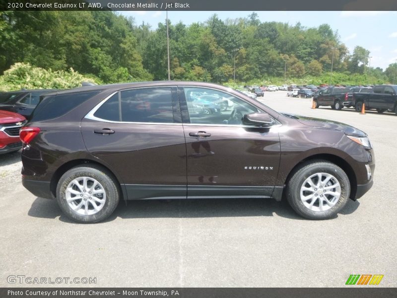 Chocolate Metallic / Jet Black 2020 Chevrolet Equinox LT AWD