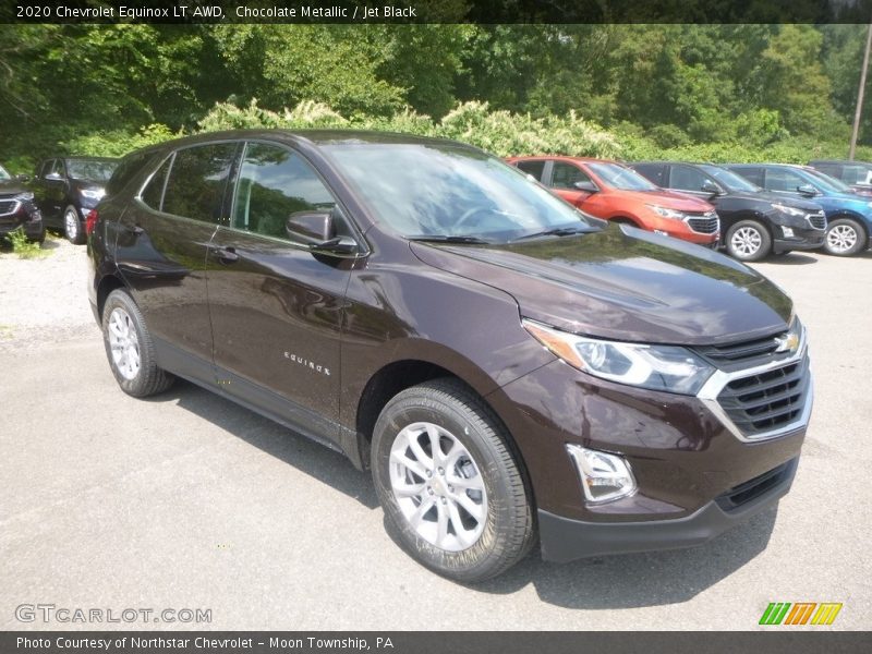 Chocolate Metallic / Jet Black 2020 Chevrolet Equinox LT AWD