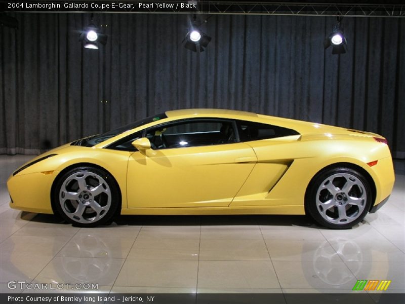 Pearl Yellow / Black 2004 Lamborghini Gallardo Coupe E-Gear