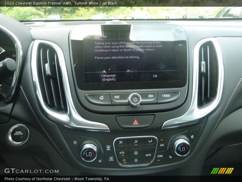 Summit White / Jet Black 2020 Chevrolet Equinox Premier AWD