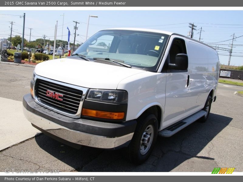 Summit White / Medium Pewter 2015 GMC Savana Van 2500 Cargo
