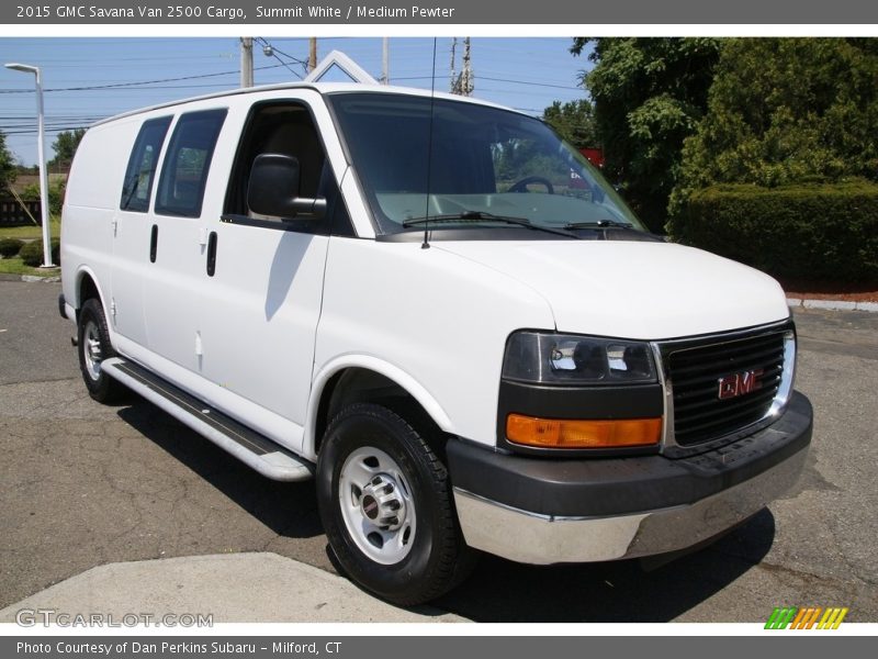 Summit White / Medium Pewter 2015 GMC Savana Van 2500 Cargo