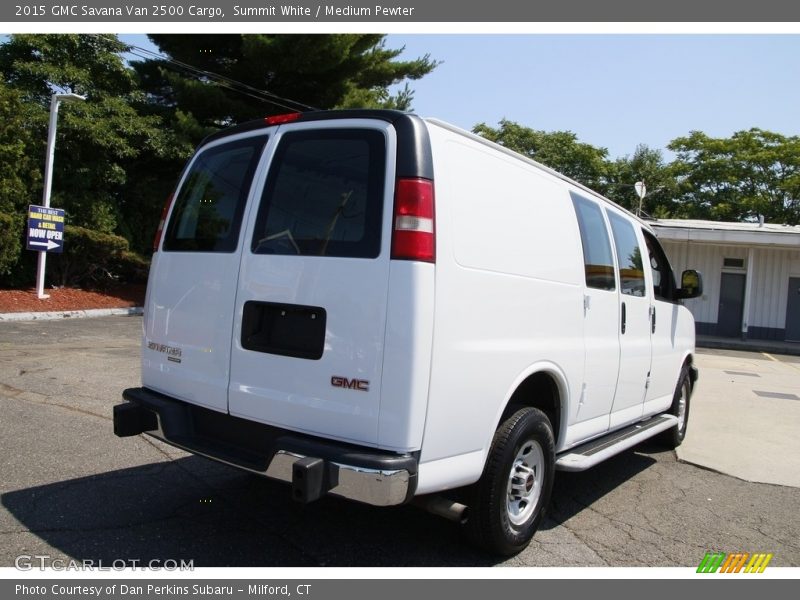 Summit White / Medium Pewter 2015 GMC Savana Van 2500 Cargo