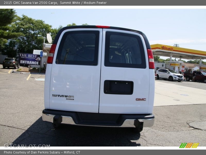 Summit White / Medium Pewter 2015 GMC Savana Van 2500 Cargo