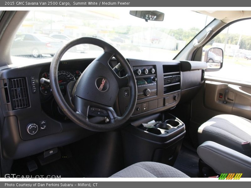 Summit White / Medium Pewter 2015 GMC Savana Van 2500 Cargo