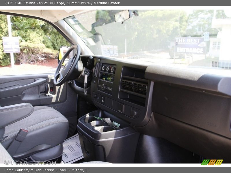 Summit White / Medium Pewter 2015 GMC Savana Van 2500 Cargo