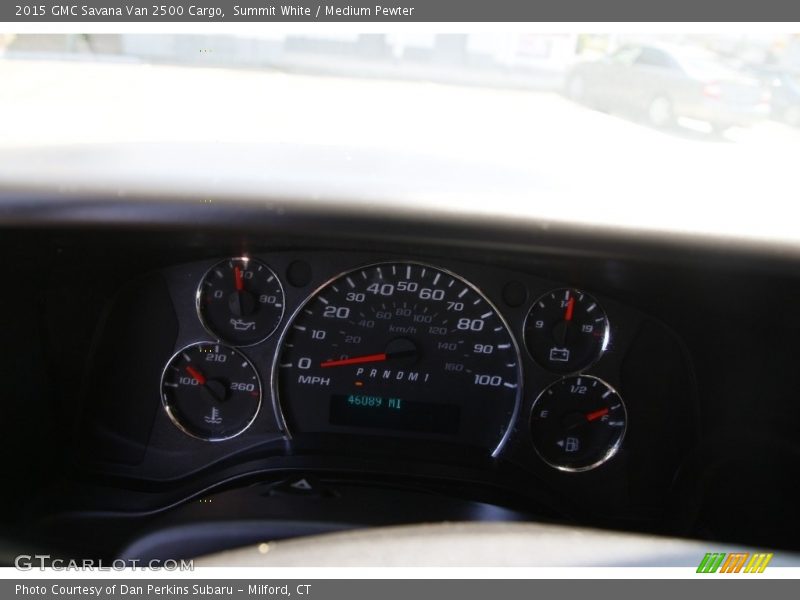 Summit White / Medium Pewter 2015 GMC Savana Van 2500 Cargo