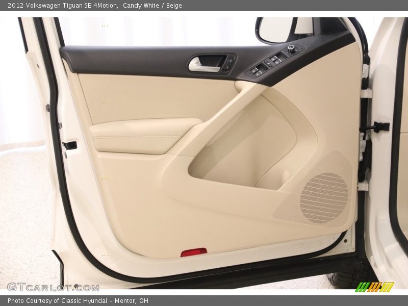 Candy White / Beige 2012 Volkswagen Tiguan SE 4Motion