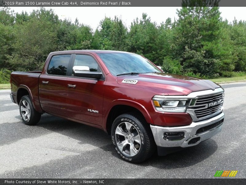 Delmonico Red Pearl / Black 2019 Ram 1500 Laramie Crew Cab 4x4