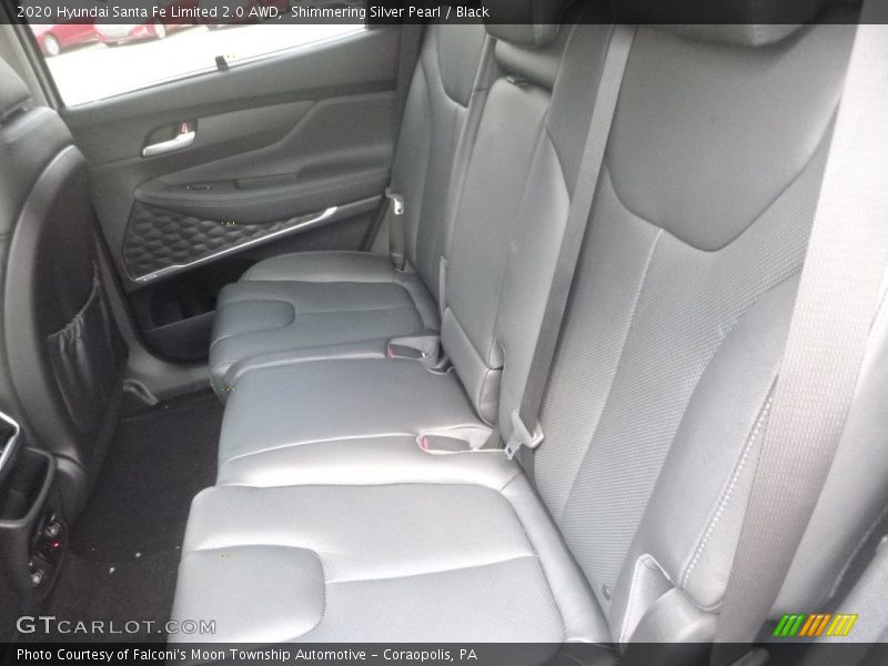 Shimmering Silver Pearl / Black 2020 Hyundai Santa Fe Limited 2.0 AWD