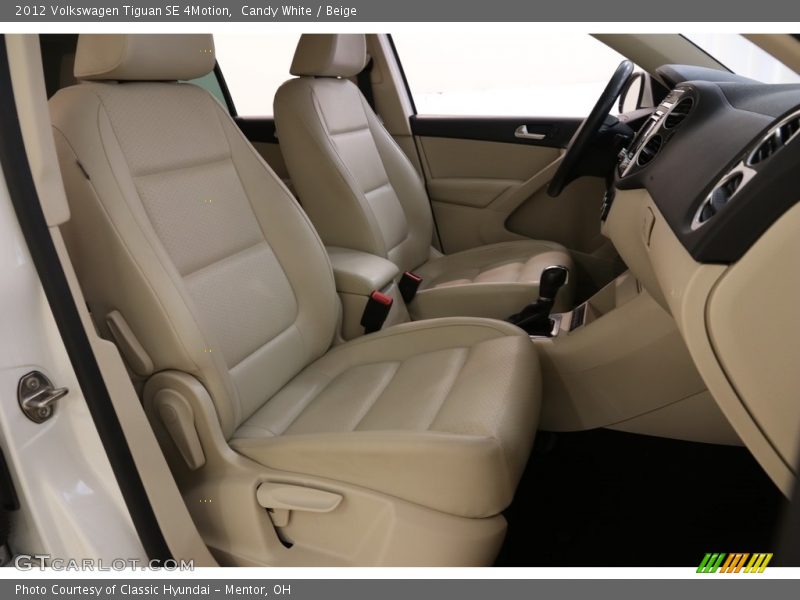 Candy White / Beige 2012 Volkswagen Tiguan SE 4Motion