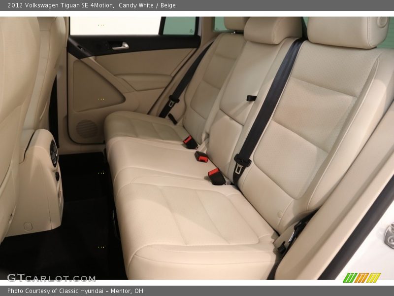 Candy White / Beige 2012 Volkswagen Tiguan SE 4Motion