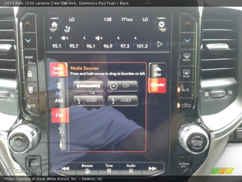 Controls of 2019 1500 Laramie Crew Cab 4x4