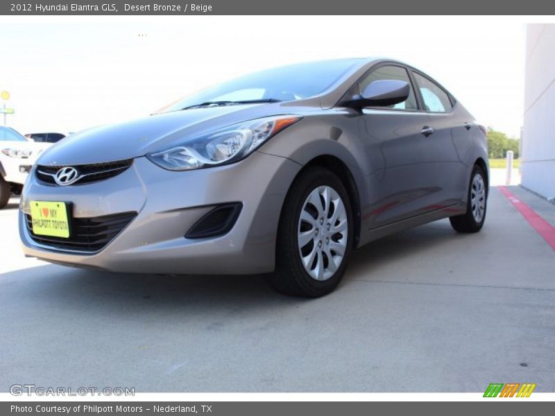 Desert Bronze / Beige 2012 Hyundai Elantra GLS