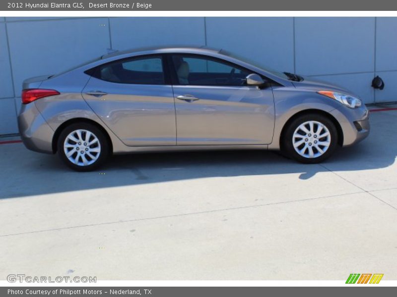 Desert Bronze / Beige 2012 Hyundai Elantra GLS