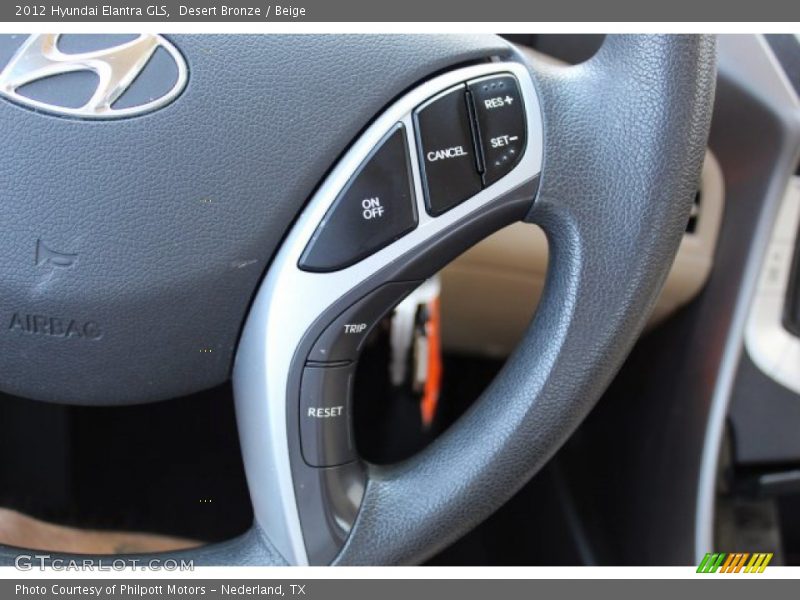 Desert Bronze / Beige 2012 Hyundai Elantra GLS