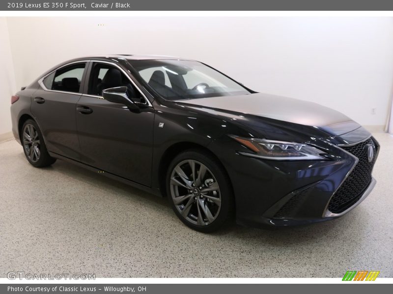 Caviar / Black 2019 Lexus ES 350 F Sport