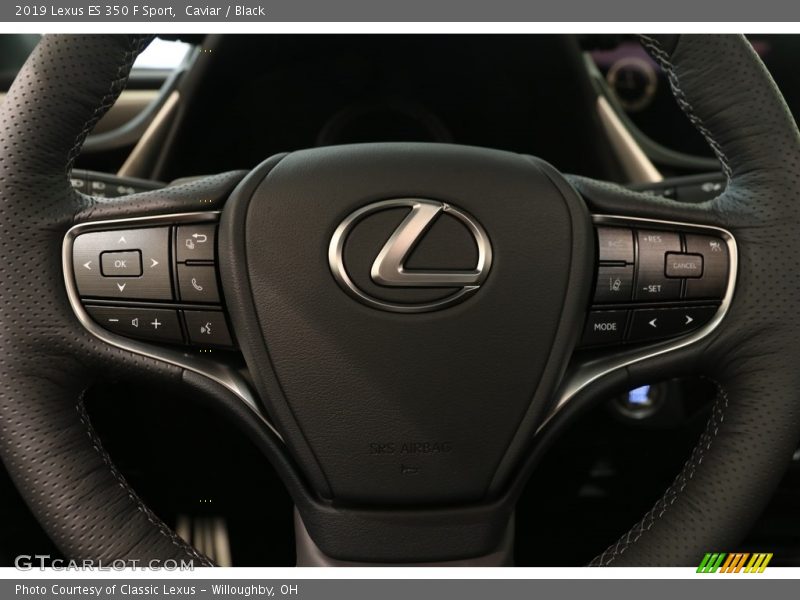 Caviar / Black 2019 Lexus ES 350 F Sport