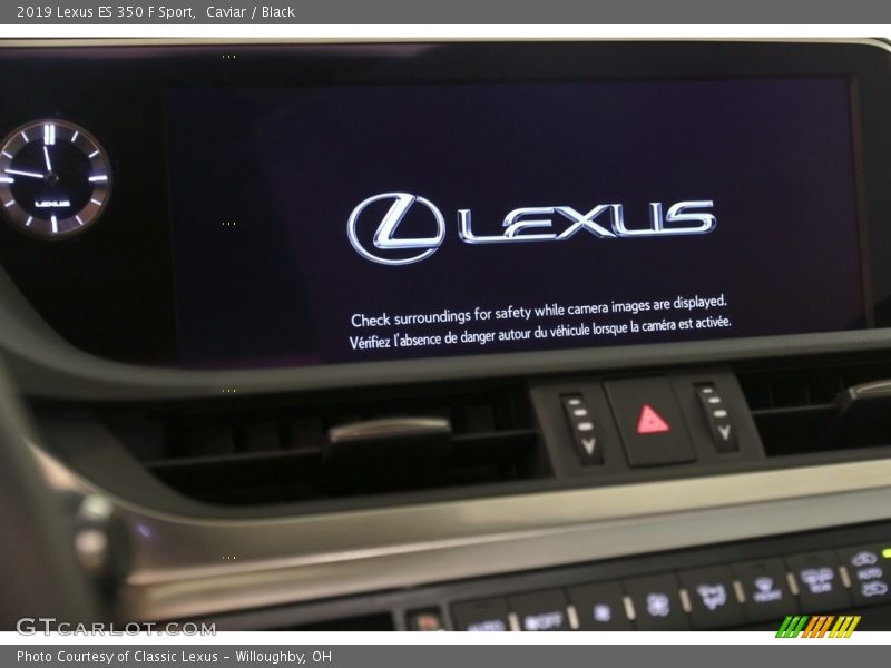 Caviar / Black 2019 Lexus ES 350 F Sport