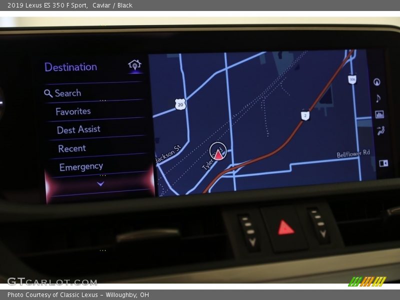 Caviar / Black 2019 Lexus ES 350 F Sport