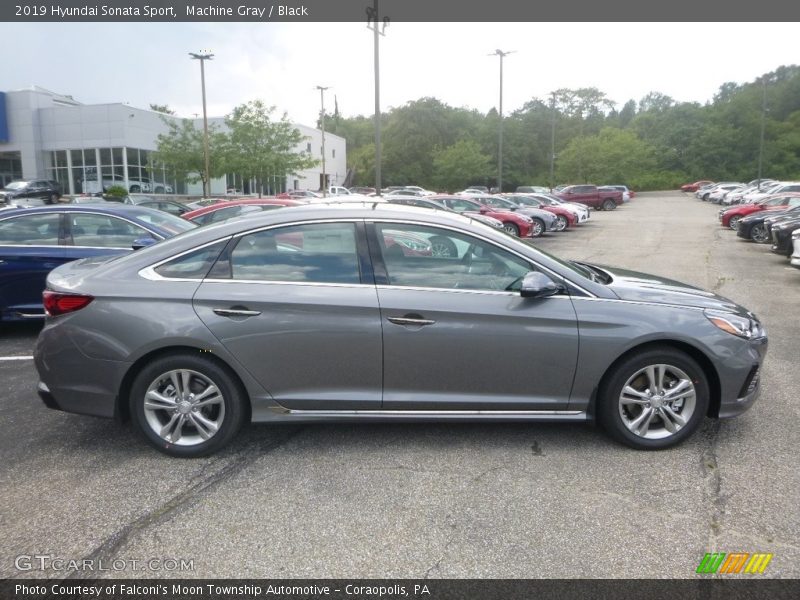 Machine Gray / Black 2019 Hyundai Sonata Sport