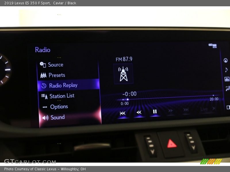 Caviar / Black 2019 Lexus ES 350 F Sport
