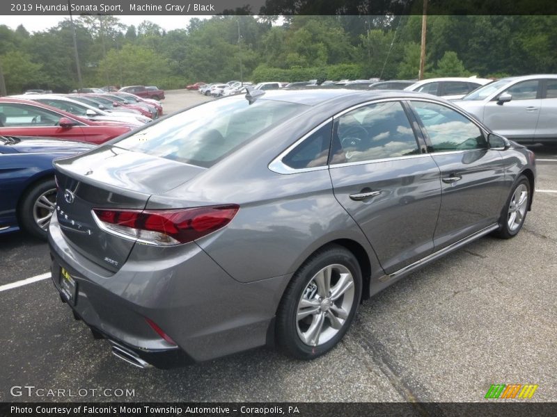 Machine Gray / Black 2019 Hyundai Sonata Sport