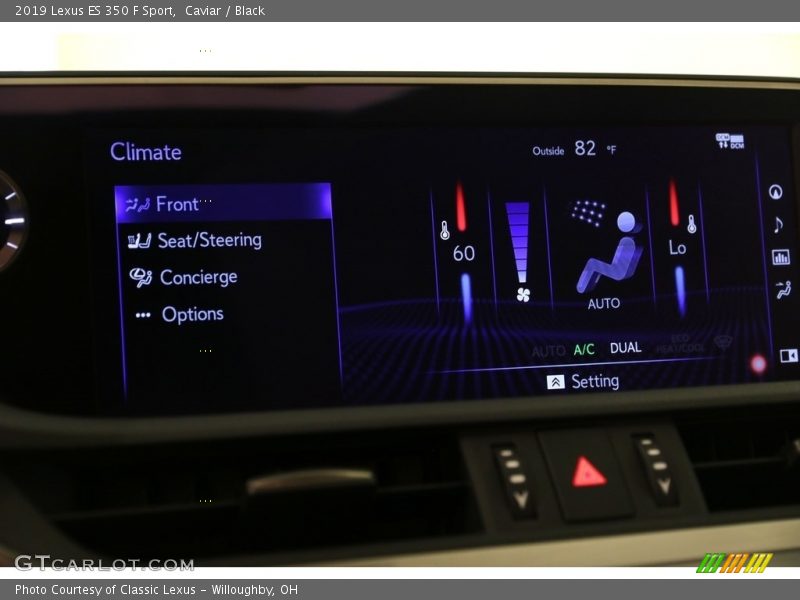 Caviar / Black 2019 Lexus ES 350 F Sport