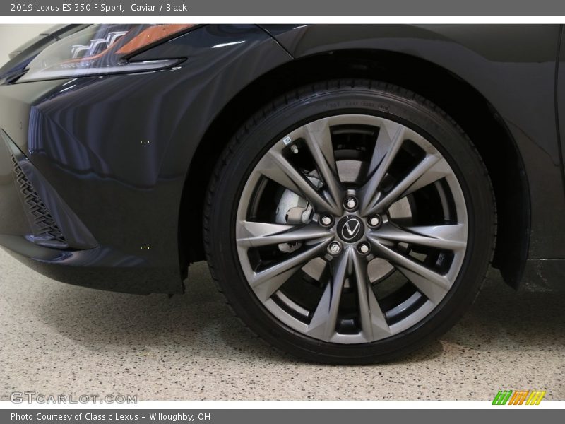 Caviar / Black 2019 Lexus ES 350 F Sport