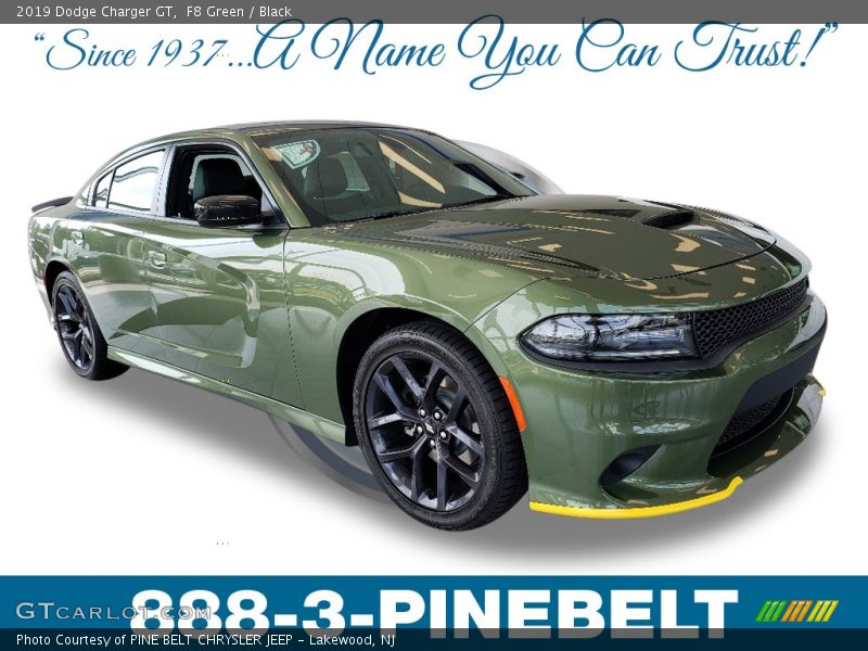 F8 Green / Black 2019 Dodge Charger GT