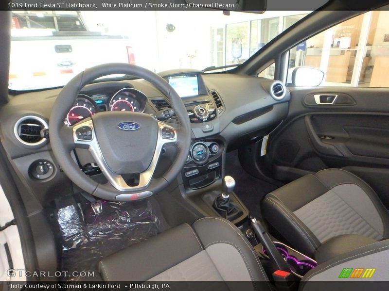 2019 Fiesta ST Hatchback Smoke Storm/Charcoal Recaro Interior