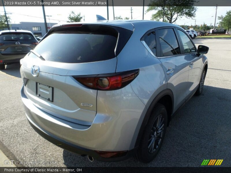 Sonic Silver Metallic / Black 2019 Mazda CX-5 Touring AWD