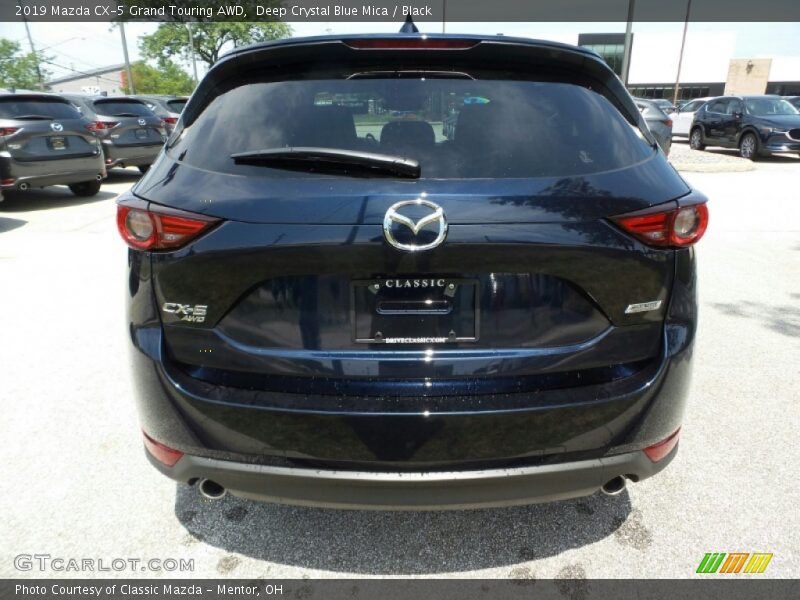 Deep Crystal Blue Mica / Black 2019 Mazda CX-5 Grand Touring AWD