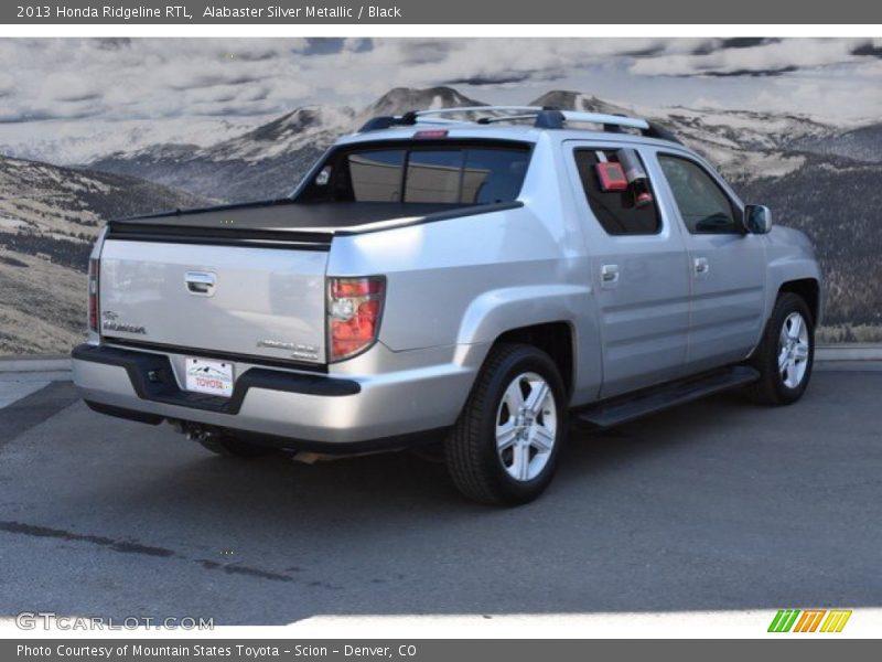 Alabaster Silver Metallic / Black 2013 Honda Ridgeline RTL