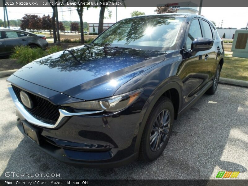 Deep Crystal Blue Mica / Black 2019 Mazda CX-5 Touring AWD