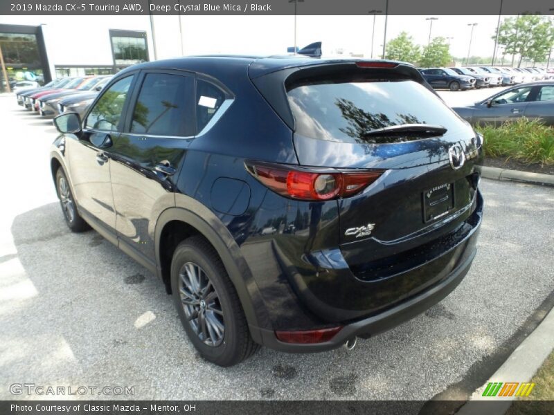 Deep Crystal Blue Mica / Black 2019 Mazda CX-5 Touring AWD